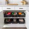 IRIS USA Plastic Storage Basket, Shelf Basket Organizer for Pantries